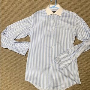 Tasso Elba Cufflink Button Down Dress Shirt